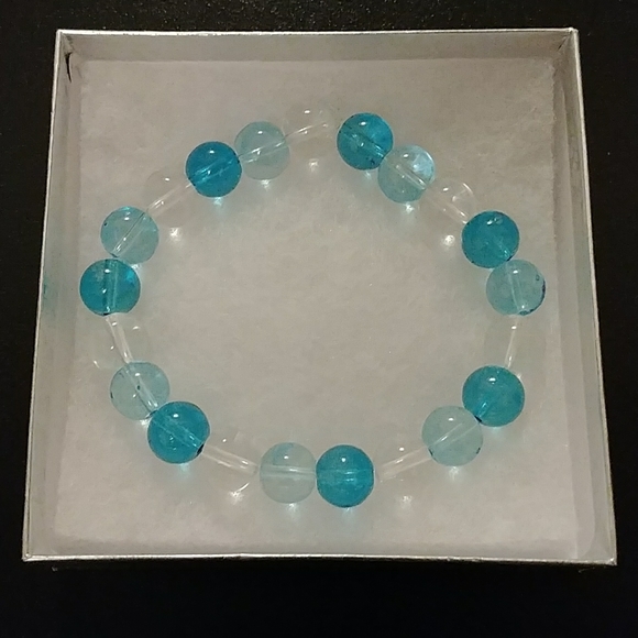 Aruba Blue Crystal Bracelet - Picture 2 of 8